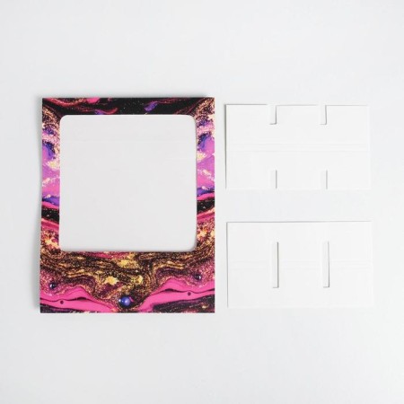 Box for sweets, confectionery packaging, 9 cells, “fluid” 14.5 x 14.5 x 3.5 cm-7
