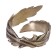 The amulet ring "Fuck", cast, brass, d = 17-21 mm