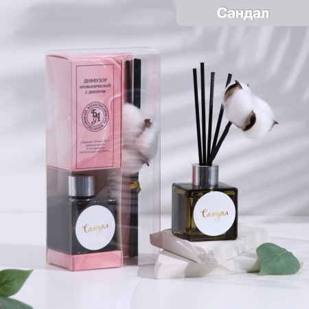The diffuser aromatic with the cotton flower "Delicate", 50 ml, sandalwood, "Wealth of aroma"