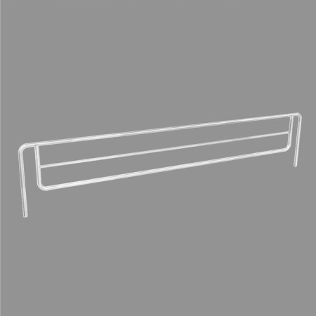 Small side fence for shelf 400, H-50 mm, zinc-1