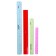Set 4 line Calligrata "Neon", 15, 20, 25 and 30 cm, transparent, euro suspension, mix