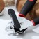 Knife of the canned share digm, 21 cm, stainless steel, black color, red