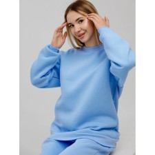 Women's sweel down with comb, size 44, blue color