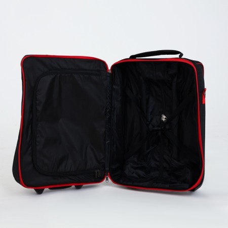 Small 16 suitcase, a lightning department, an outer pocket, black color-8