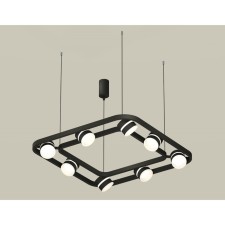 A set of suspended swivel with acrylic Ambrella Light, Traditional Diy, XB9182152, 8XGX53, Black Sand, White Matte