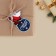 Schildik decorative for the gift "Santa Claus on the Ball", 4.6 x 7 cm, New Year