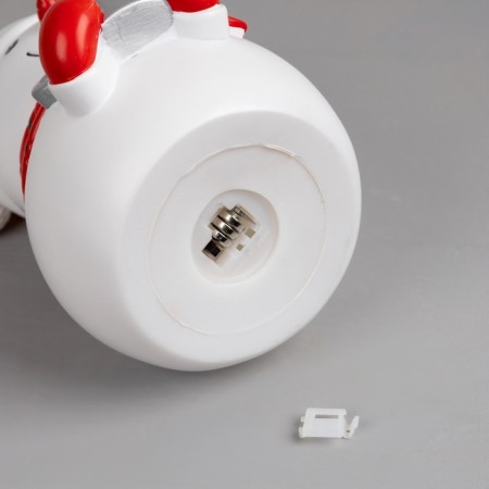 LED figure "Snowman" 9 × 20 × 9 cm, plastic, batteries Lr44x3, glow warm white-2