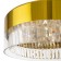 Suspension lamp Maytoni Mod313PL-06G, E14, 6x20 W, 500x500x1705 mm, gold