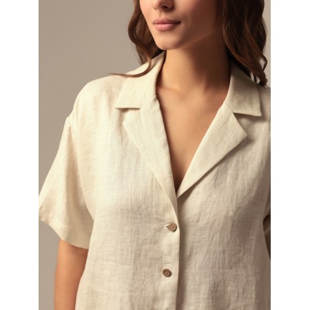 Female suit (shirt and shorts) SL Home p. XL, milk-1