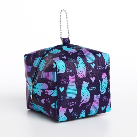 Monetnik cosmetic bag, multi-colored/lilac color