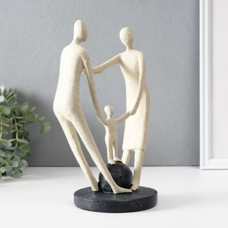 Polystone souvenir "Strength in unity" White 12x17.5x26.5 cm-2