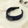 Hair cap "Mandy" 4 cm, blue