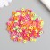 Beads for the creativity of PVC "Ring. Purvalum. Carnival" set ≈ 330 pcs 0.1x0.6x0.6 cm