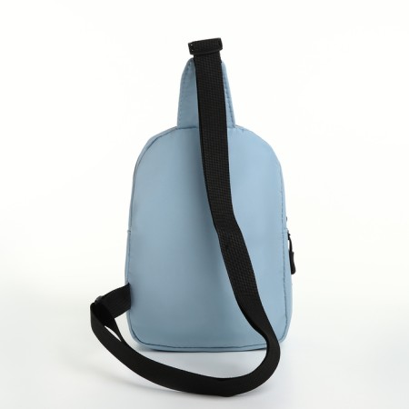Textura lightning bag, external pocket, blue color-2