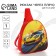 Baby backpack for a boy over the shoulder "Racing Machine", 23x20.5 cm