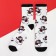 New Year's socks KAFTAN "Snowman" Size 41-44 (27-29 cm), white color