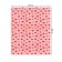 The tablecloth on the table "Hearts on the stripes", rectangular, Saten, size 120x145 cm