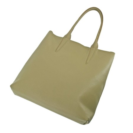 Bag women, genuine leather, olive 31x8x33 cm-1