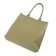 Bag women, genuine leather, olive 31x8x33 cm