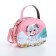 Bag's bag with lightning, pink color