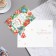 Postcard "Western New Year!" Congrev, embossing, cones, 12.5x19.5 cm