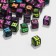 Acrylic bead "Alphabet" (mix), 6 × 6 mm, set 10 g, color mix