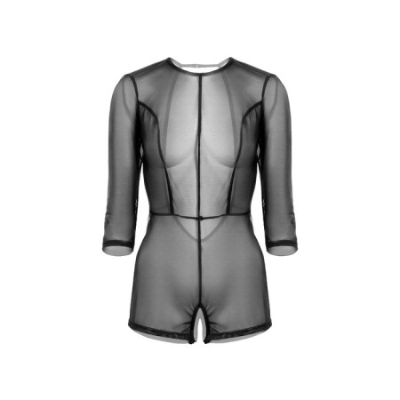 Erotic overalls Waname Preciosity with sleeves ¾ black (54-56)-5