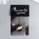 3D -Saturn glass keychain 8x2x2 cm