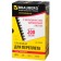 Plastic springs for binding 50 pieces, 25 mm (for stitching 181-200 sheets), black