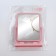 Mirror desktop, mirror surface 9.5 × 12 cm, pink color