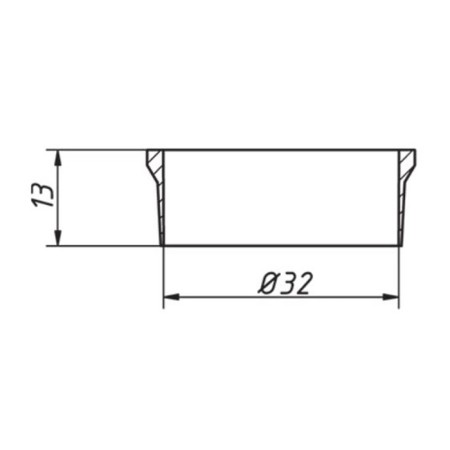 Laying ORIO P-2032, D = 32 mm, conical, PVC, 20 pcs-3