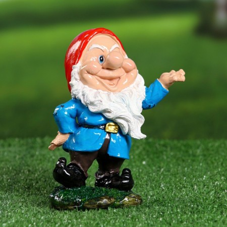 Garden Figure "Gnome Hands in different directions" 13x10x17cm