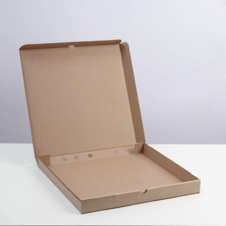 Pizza box 34 x 34 x 3.5 cm, brown-2