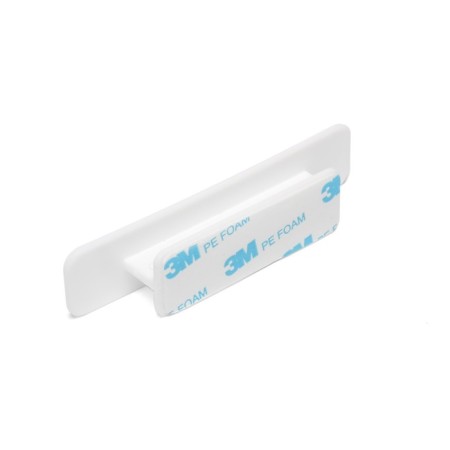 Furniture handle self -adhesive cappio, l = 108 mm, plastic, white color-4