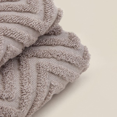 Trush Trick SL Home: Geometry "Sabbia" 67x140 cm, 83% cotton, 17% linen, 500 g/m2-2