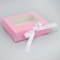 Gift-fir-folding box, packaging, “pink cotton wool”, 20 x 18 x 5 cm