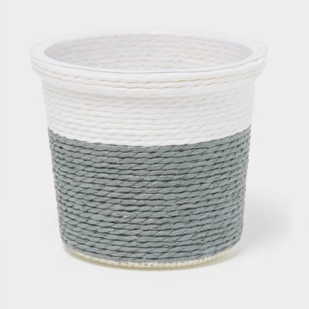 Kashpo for flowers wicker "bow" 10.5 × 10.5 × 9 cm, color mix-4