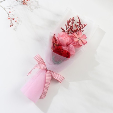 Bouquet of soap petals "Tenderness" mix 7x8.5x29.3 cm-2