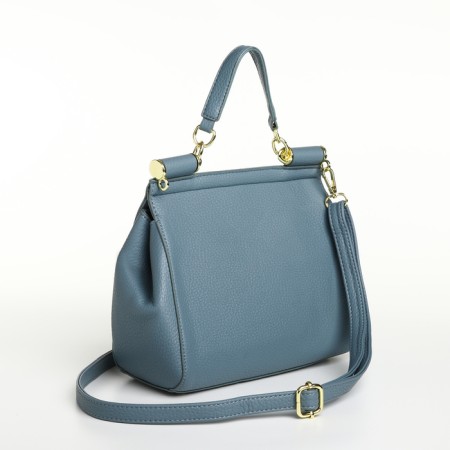 Women's bag on magnet Textura, small size, color gray-blue-3