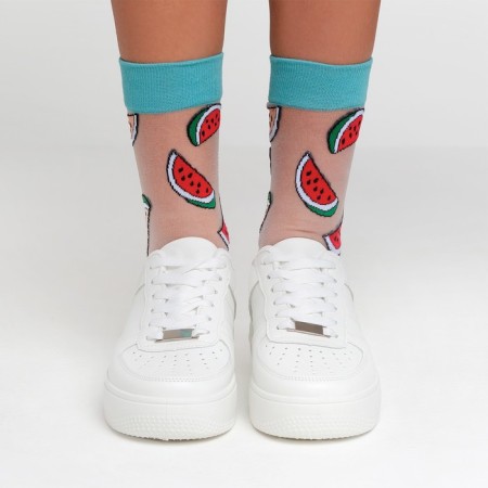 Women's socks minku "watermelon", size 36-39 (23-25 ​​cm)-2