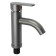 Zein Z3652 shell mixer, single-leaf, excess height 8 cm, ABS plastic, graphite