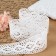 Knitted lace, 50 mm × 10 ± 1 m, white color