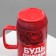 Ceramic mug "Be the best", 250 ml, red color