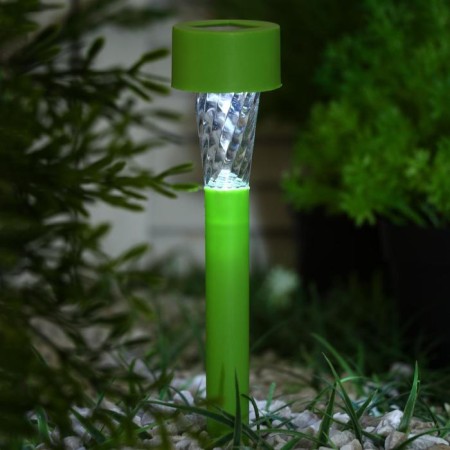 Garden Lamp on the Solar Battery "Green Trapezius", 4.5 × 30 × 4.5 cm, 1 LED, white glow