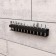 Holder for storing mills with 12 items, wall, black
