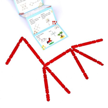 Designer "Repeat on the sample", colored sticks-4