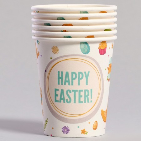 Paper glasses "Light Easter", 6 pcs-1