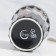 Ceramic faceted glass True Man, 230 ml, black color