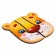 Wooden puzzle for children "Leo", we study the colors