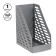 Vertical papers XXL, width 16 cm, durable, gray